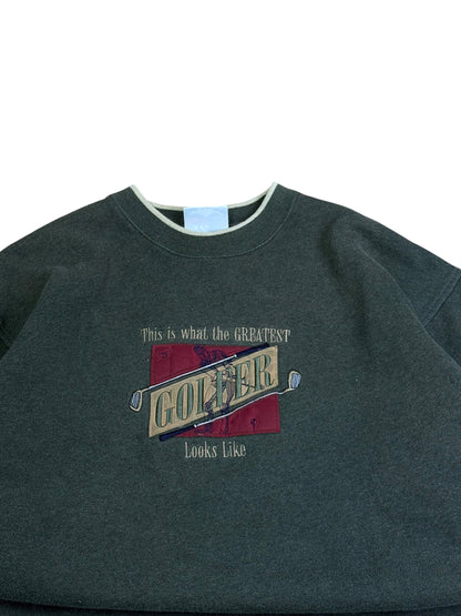 Vintage "This is what the greatest golfer looks like" Crewneck