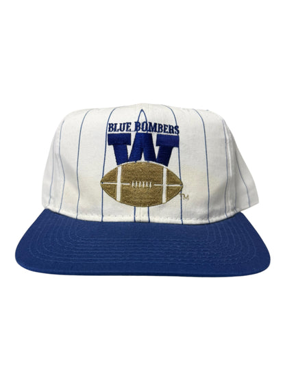 Vintage Winnipeg Blue Bombers Pinstripe Hat