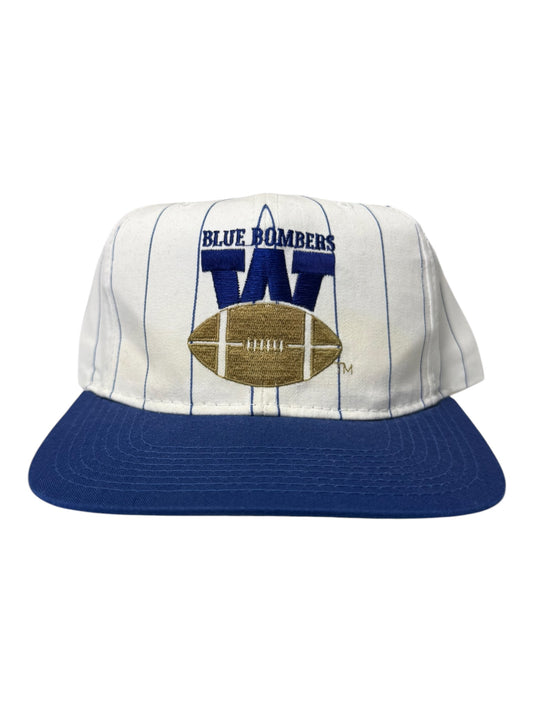 Vintage Winnipeg Blue Bombers Pinstripe Hat