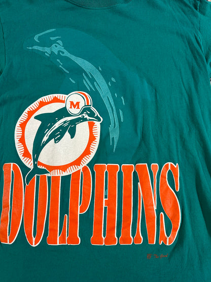 Vintage The Game Miami Dolphins T-Shirt Size Large