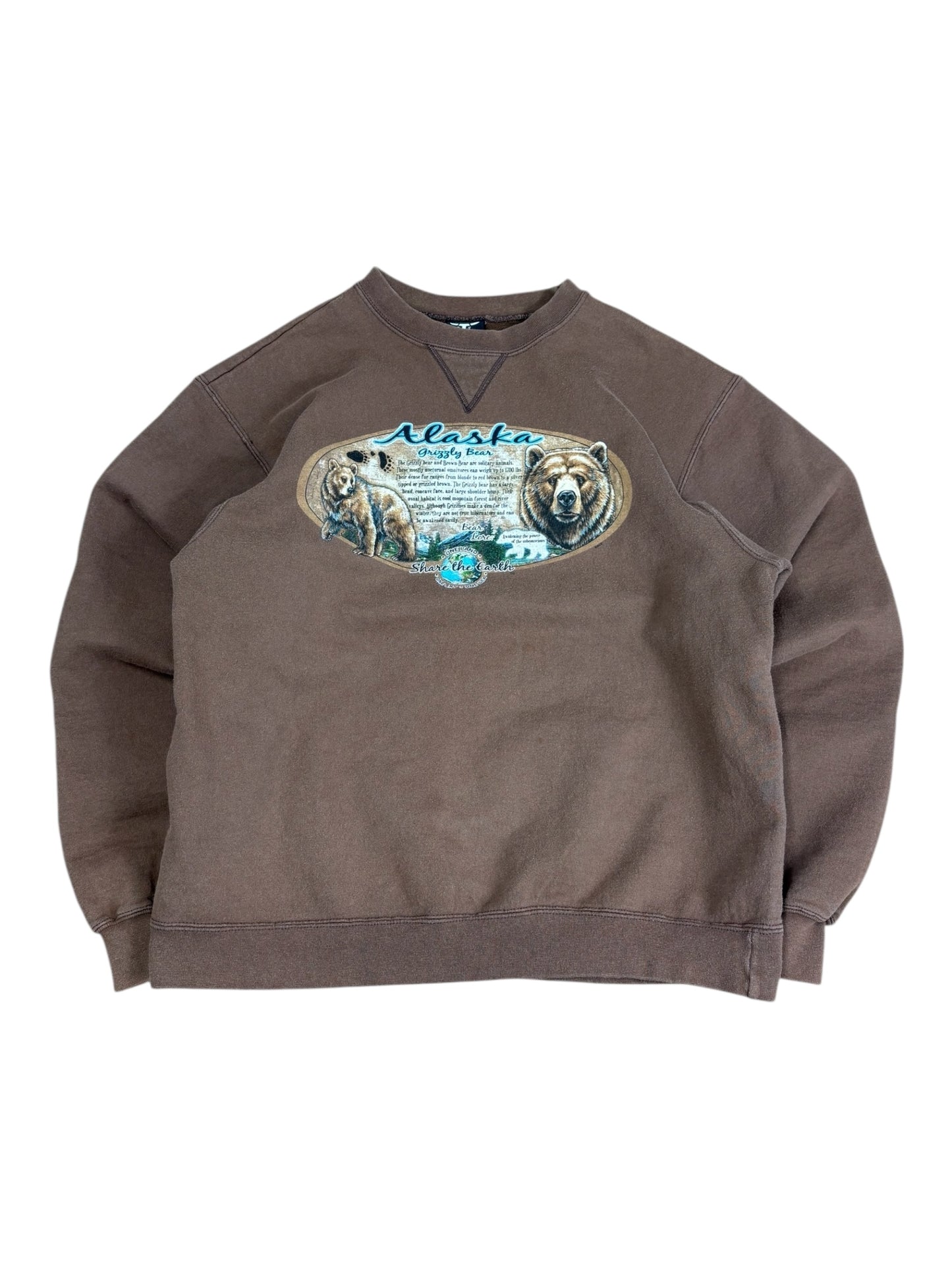 Vintage Alaska Grizzley Crewneck