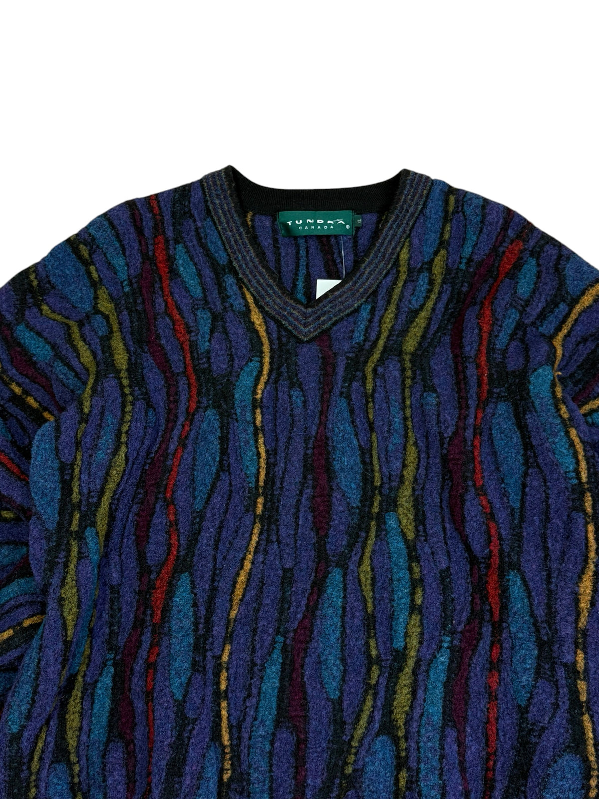 Vintage Tundra V-neck Sweater