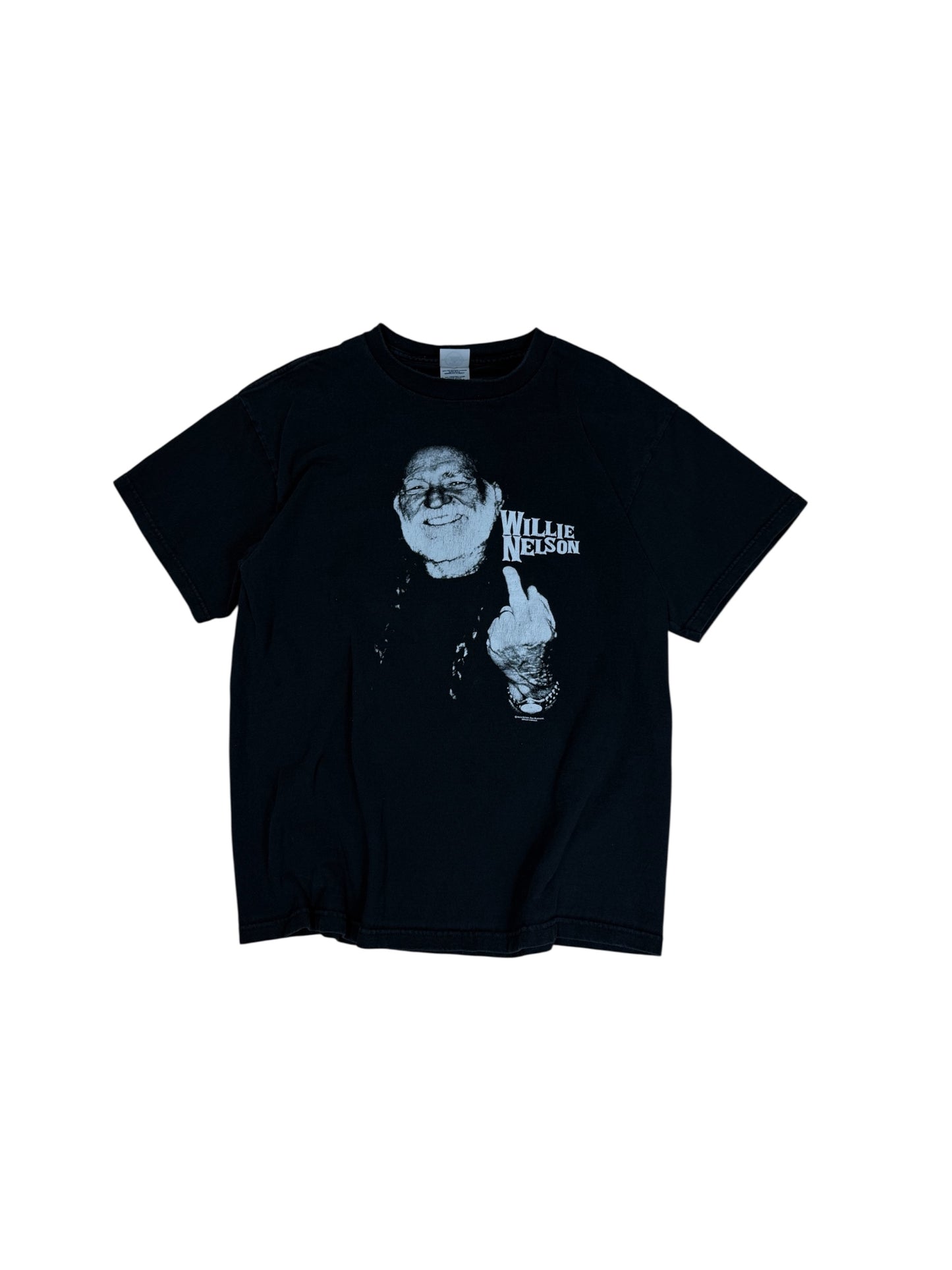 Vintage Willie Nelson Middle Finger T-shirt