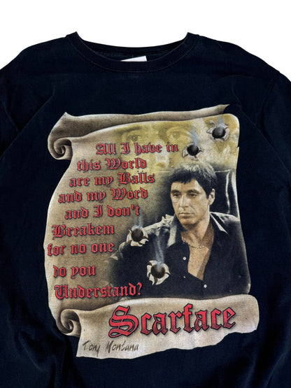 Scarface Scroll Print T-Shirt