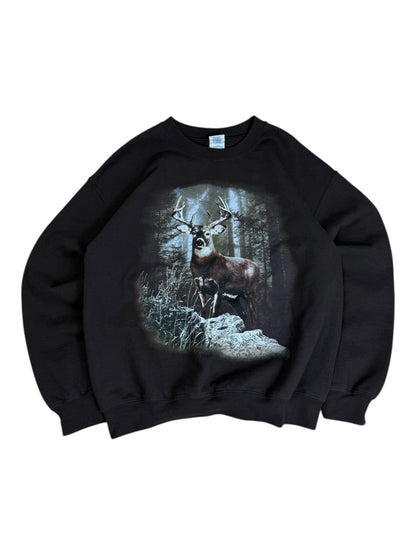 Deer Graphic Crewneck