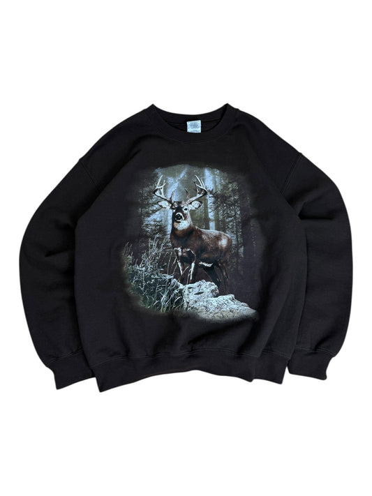 Deer Graphic Crewneck
