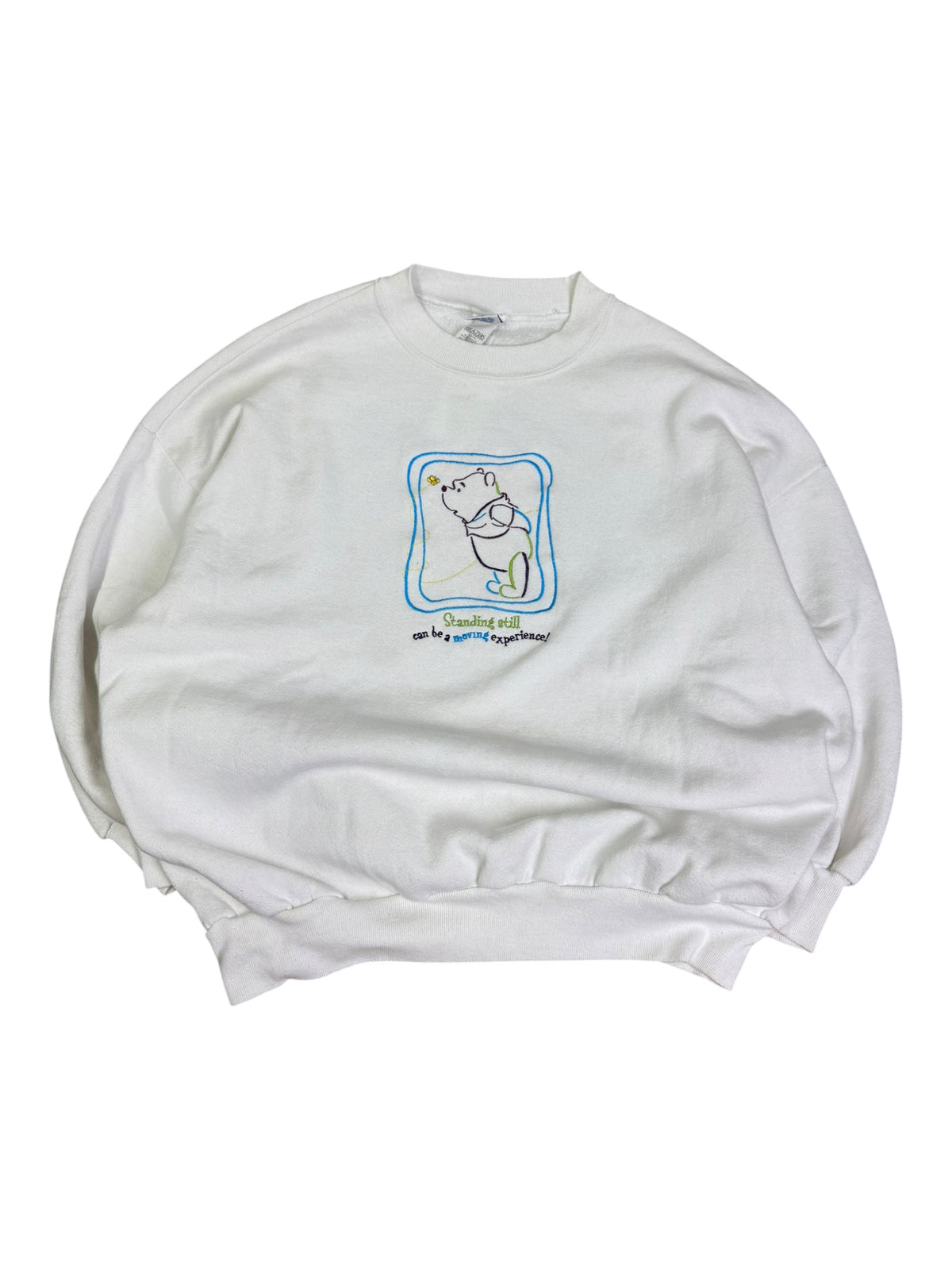 Vintage Disney Pooh "Standing Still" Crewneck