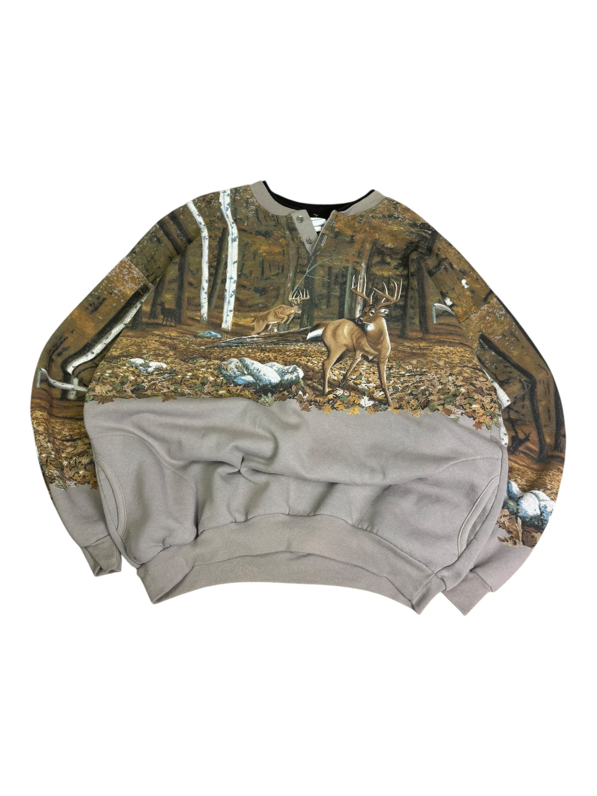 Vintage Artisan Deer AOP Crewneck