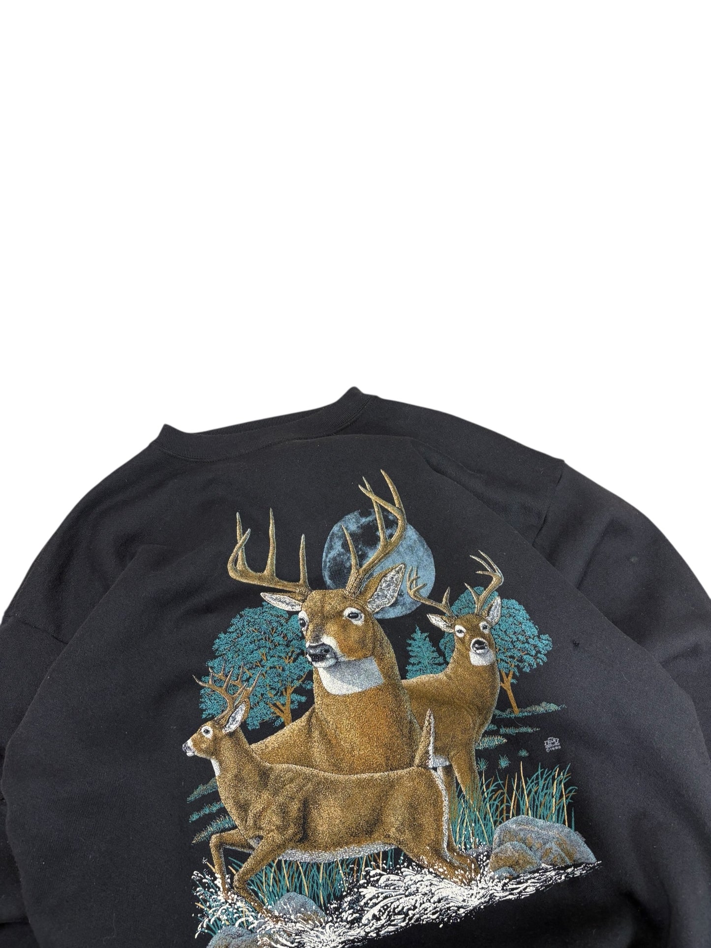 Vintage Deer Graphic Crewneck