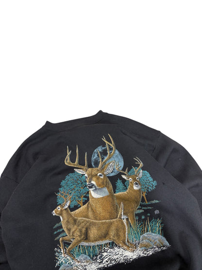 Vintage Deer Graphic Crewneck