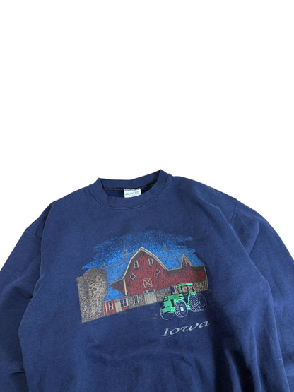 Vintage Iowa Barn Crewneck
