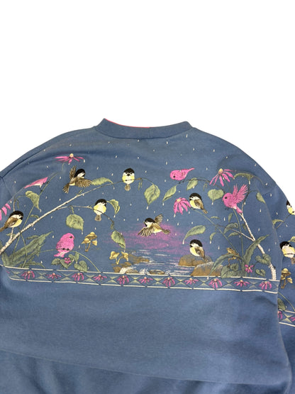 Vintage BIrds & Squirrel Crewneck