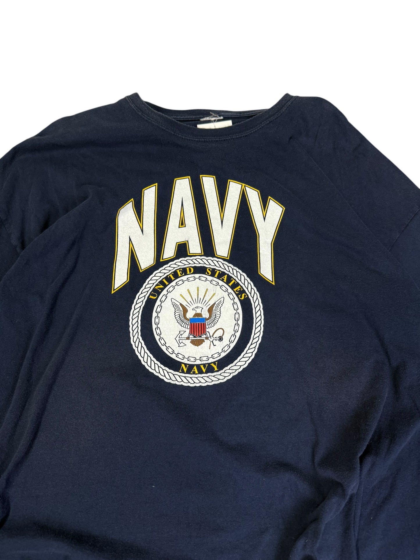 Vintage Navy Crest T-shirt