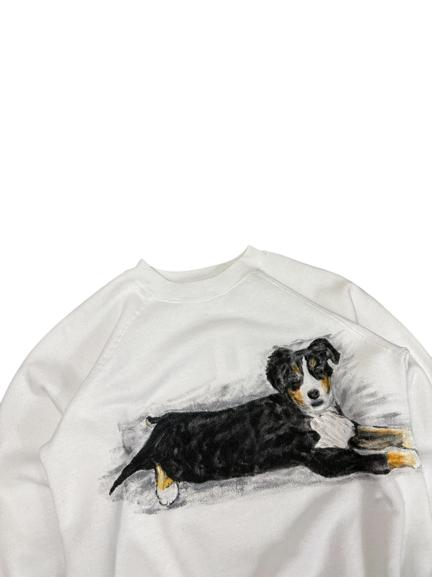 Vintage Painted Dog Crewneck