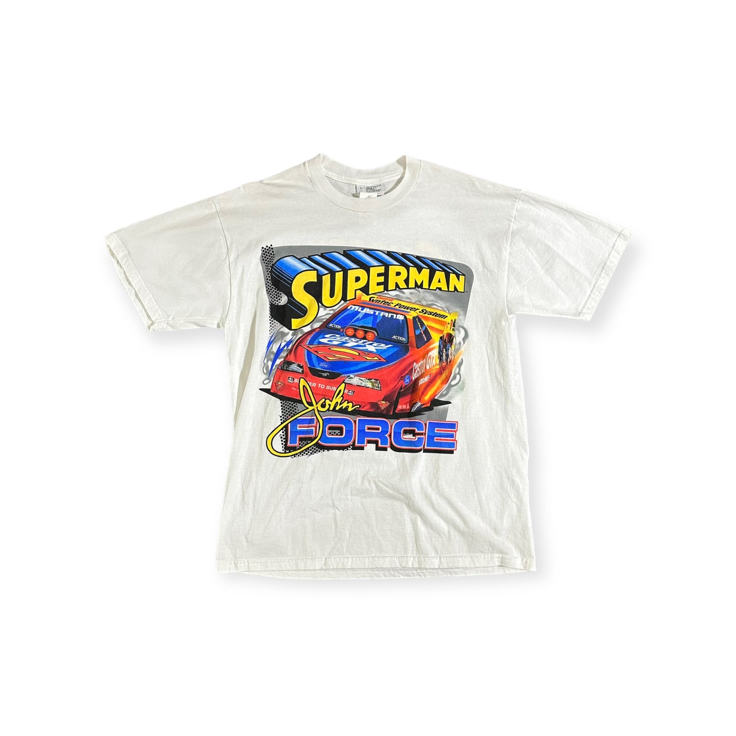 Vintage John Force Superman T-Shirt