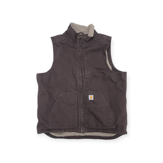 Carhartt Sherpa Line Work Vest Size Large Tall