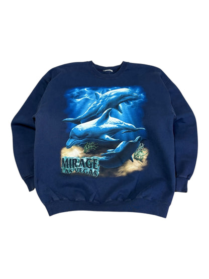Vintage Mirage Dolphins Crewneck