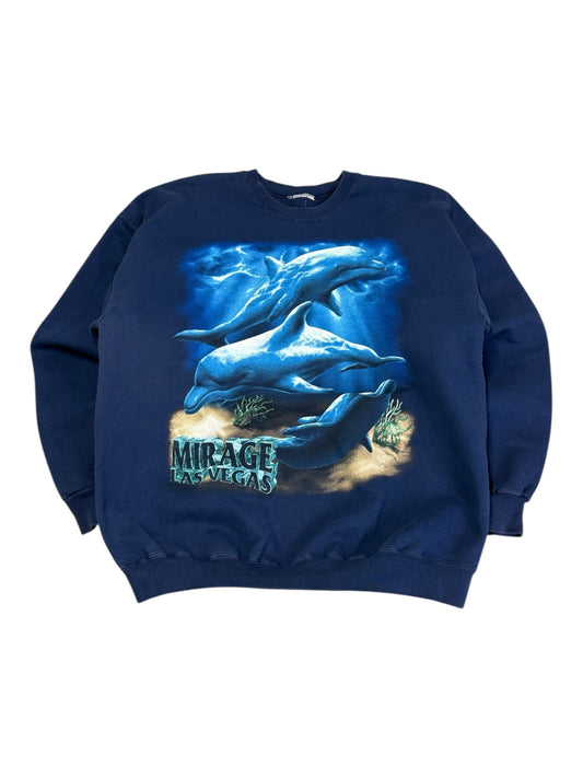 Vintage Mirage Dolphins Crewneck