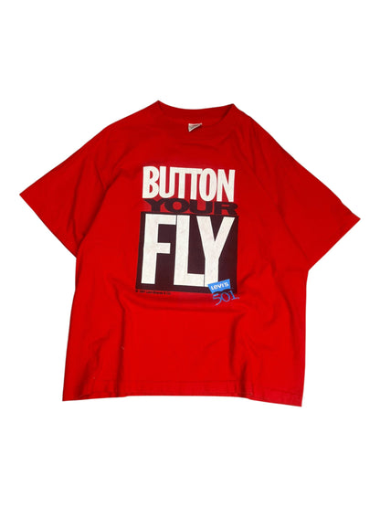 Vintage Levis 501 Button Fly T-shirt