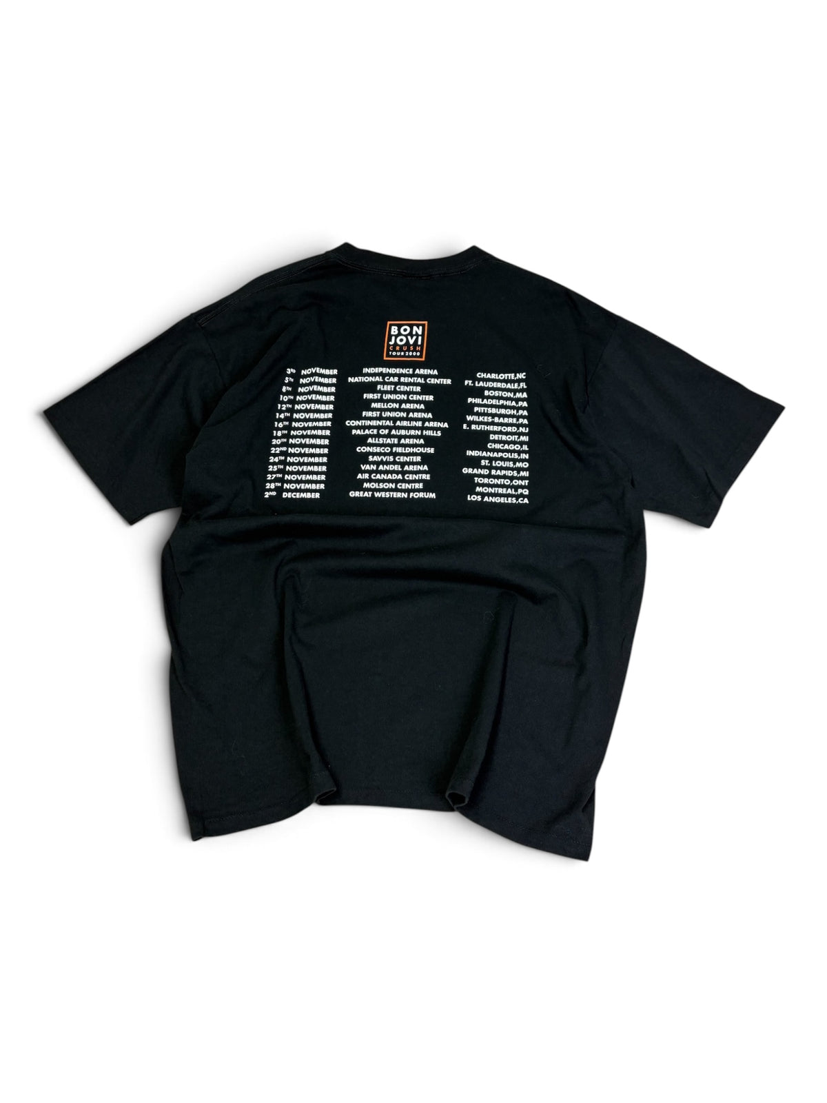 Vintage 2000 Bon Jovi Crush Tour T-shirt