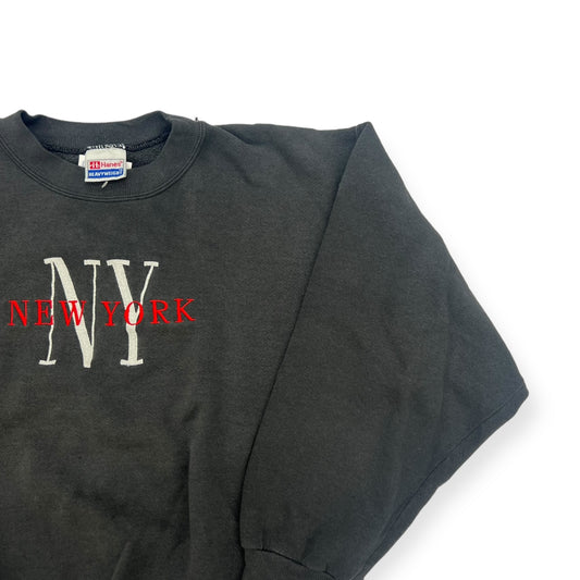 New York Embroidered Crewneck