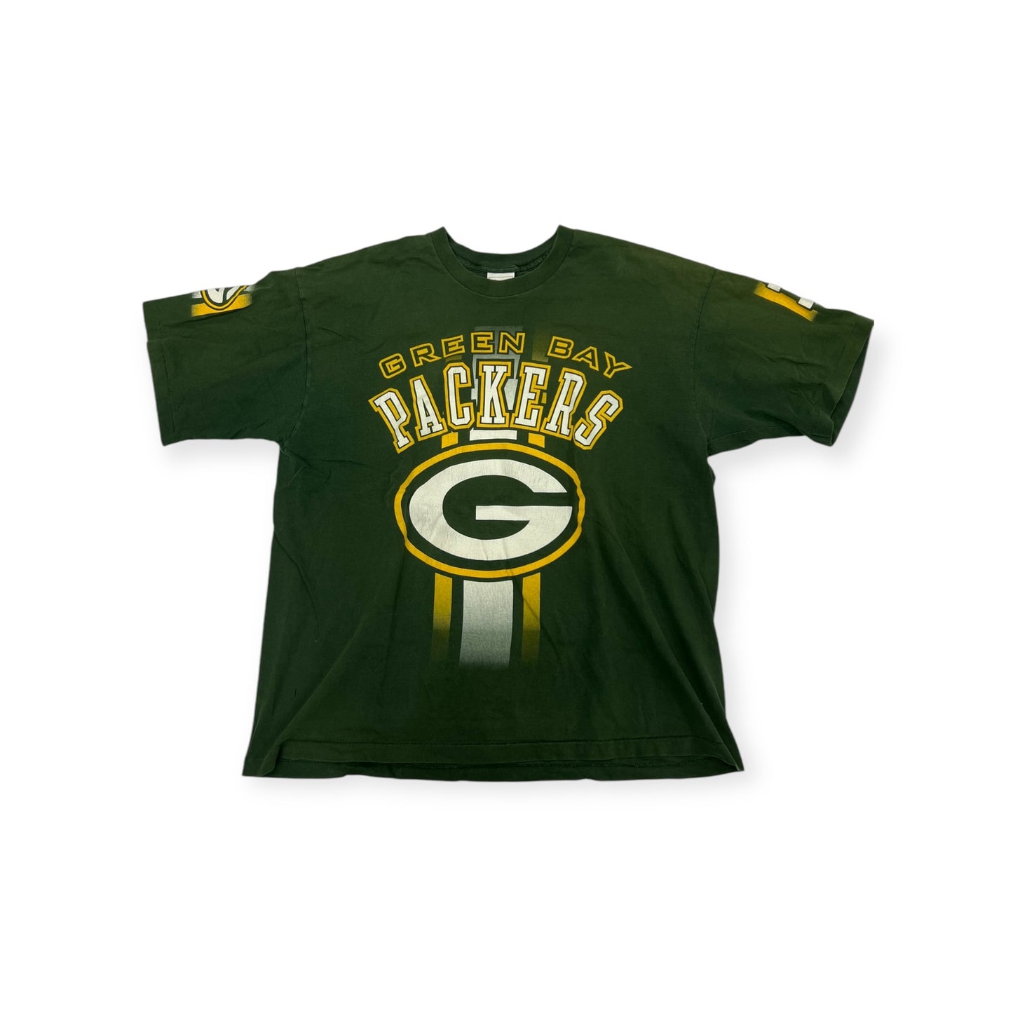 90's Green Bay Packers AOP T-Shirt Size 2XL