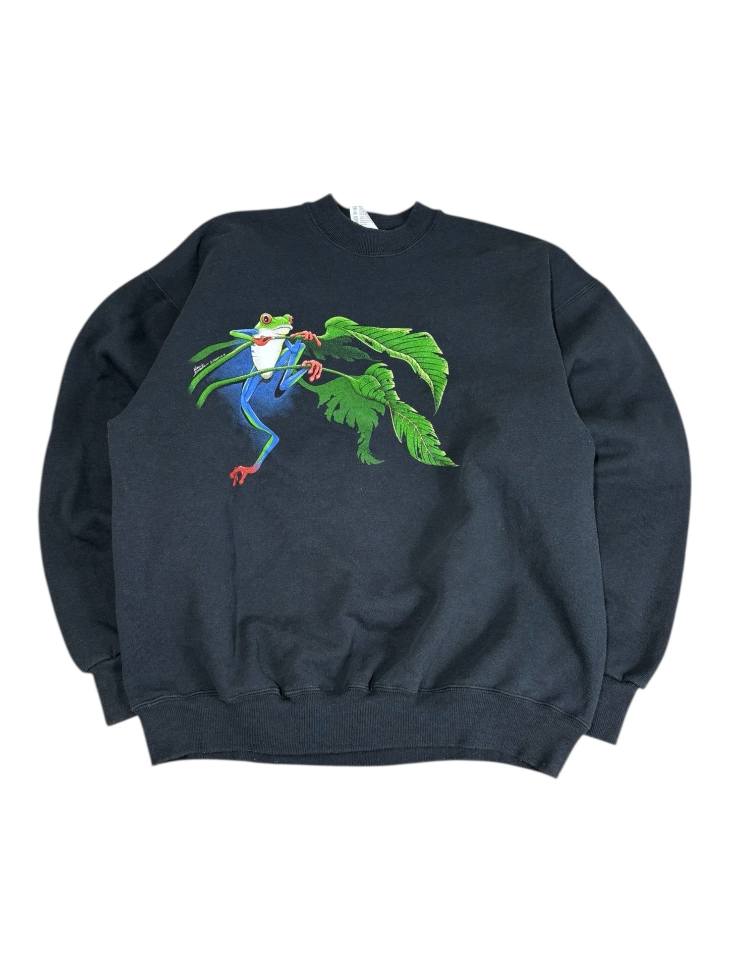 Vintage 90s Frog Graphic Crewneck