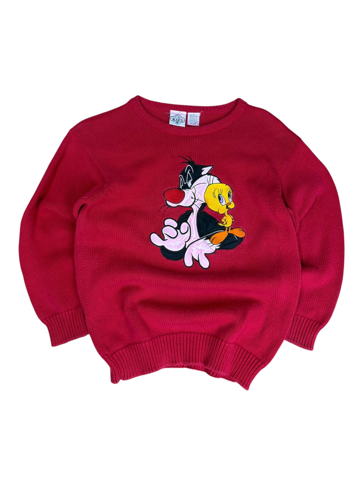 Vintage Tweety Silvester Knit Sweater
