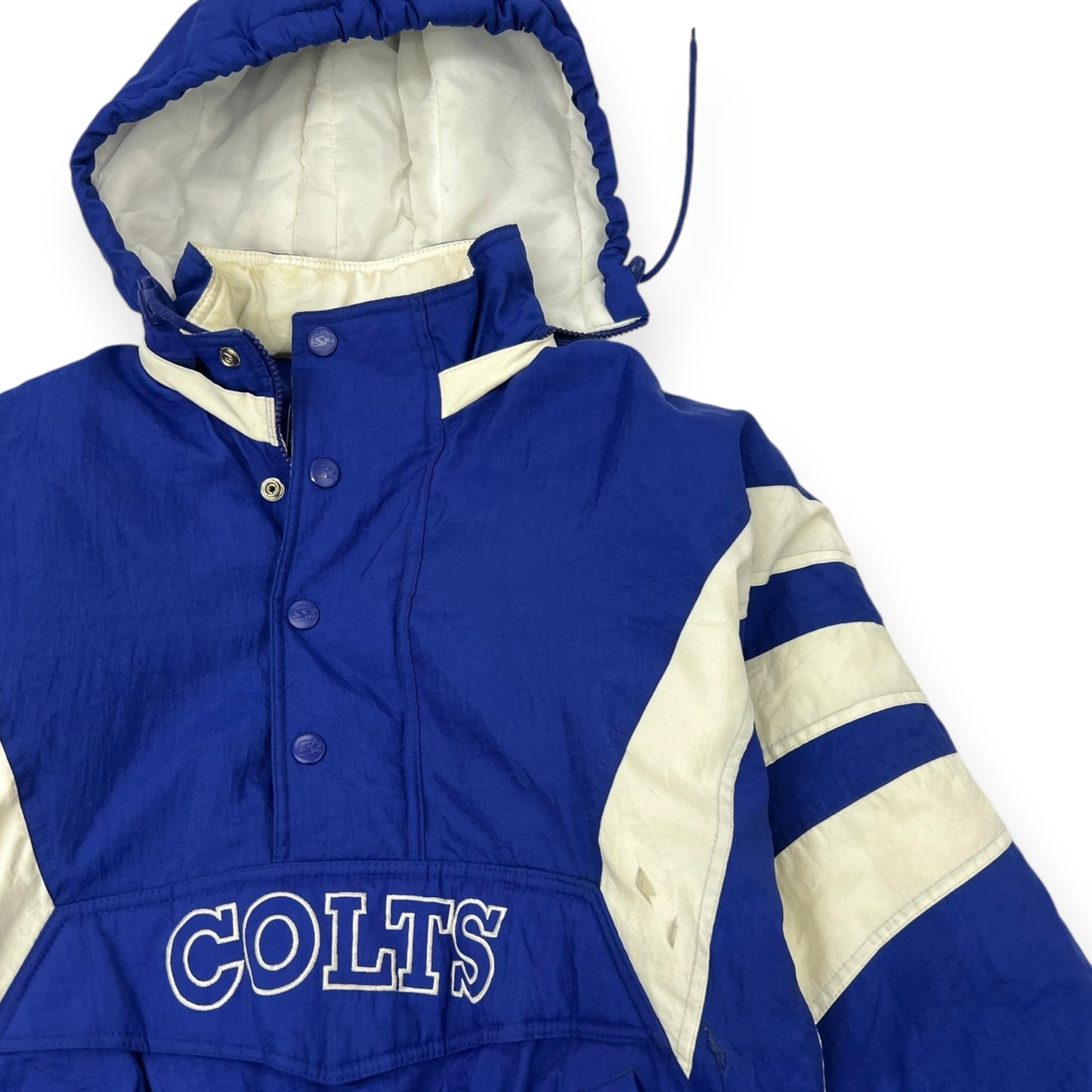 Vintage Indianapolis Colts Starter Kangaroo Jacket Size Large