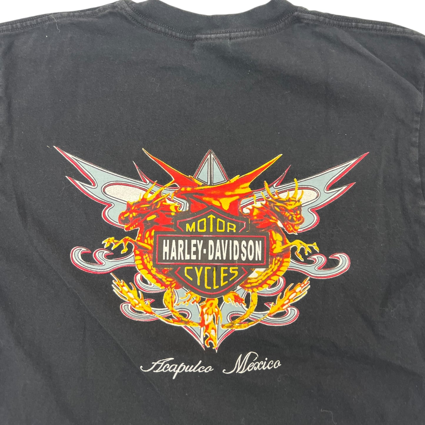 Harley Davidson Acapulco Mexico Mullet T-shirt