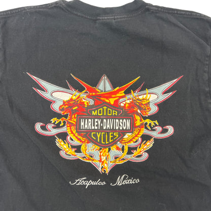 Harley Davidson Acapulco Mexico Mullet T-shirt