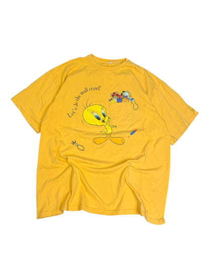 Vintage Tweety Makeup Pocket T-shirt