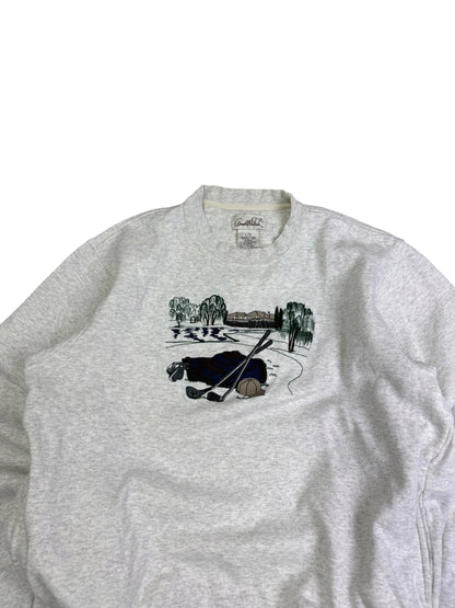 Vintage Arnold Palmer Embroidered Golf Set Crewneck