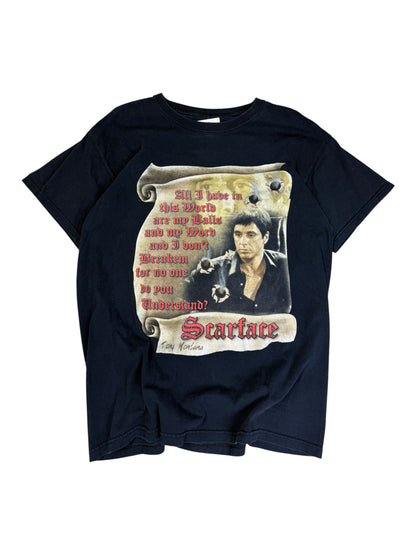 Scarface Scroll Print T-Shirt