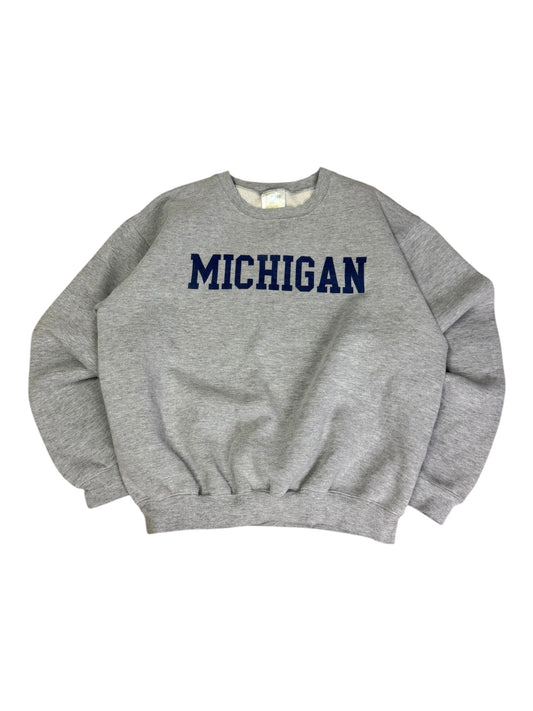 Vintage Michigan Spellout Crewneck