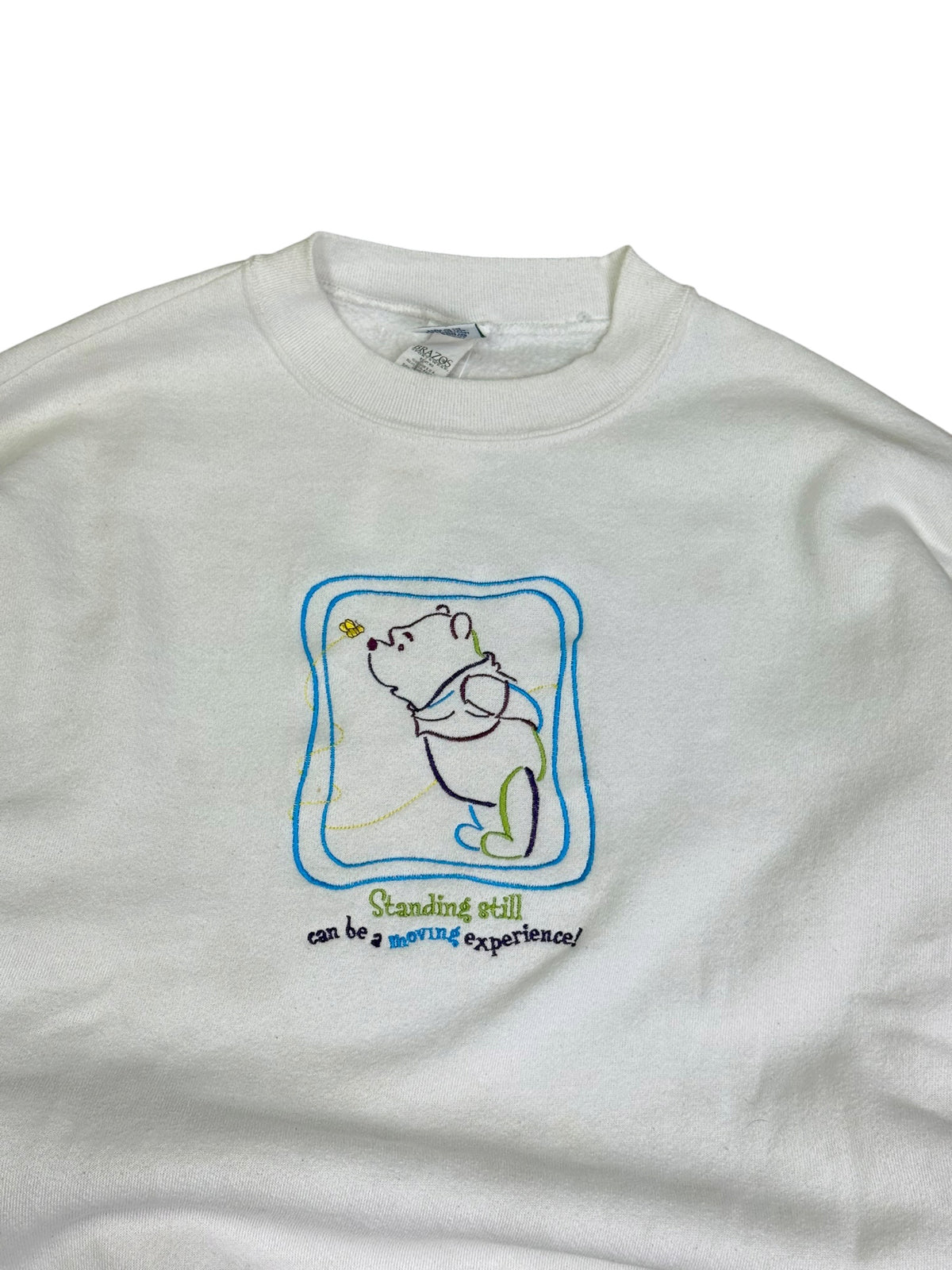 Vintage Disney Pooh "Standing Still" Crewneck