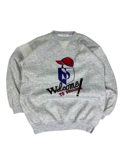 Vintage Welcome to College Graphic Crewneck