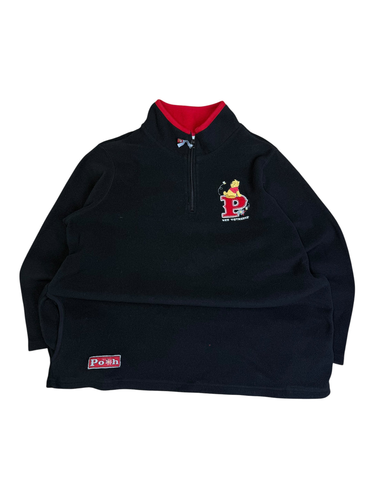 Vintage Pooh "Bee yourself" 1/4 Fleece Light Jacket