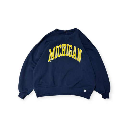 Vintage Michigan Spellout Crewneck