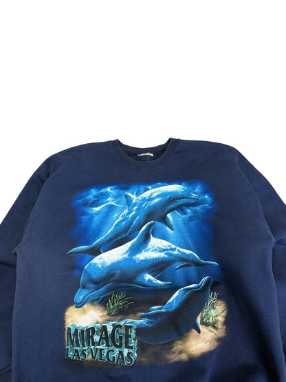 Vintage Mirage Dolphins Crewneck