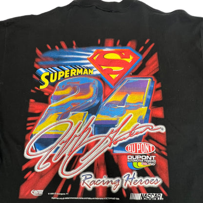 1999 Jeff Gordon Superman T-shirt Size Large