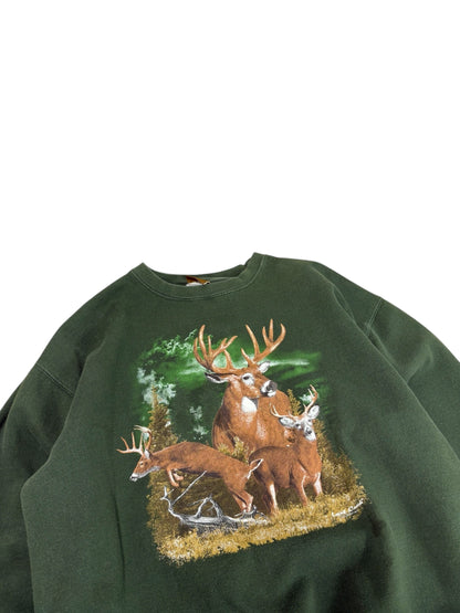 Vintage American Outdoors Deer Graphic Crewneck