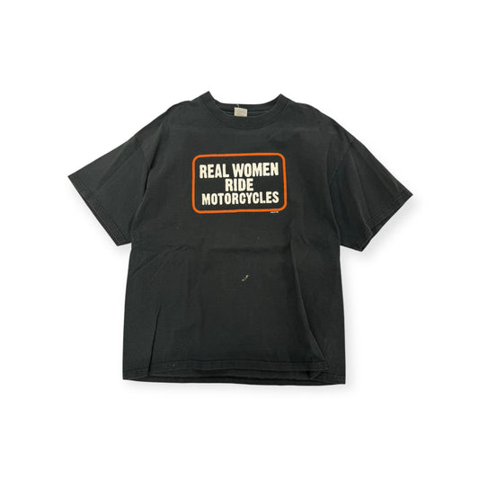 Real Women Ride Motorcycles T-shirt XL