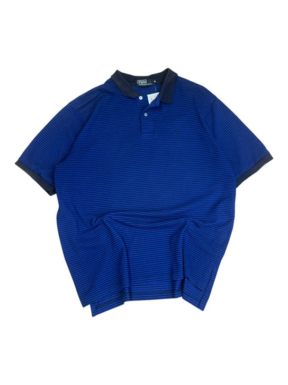 Vintage Polo Horizontal Striped Collared Shirt