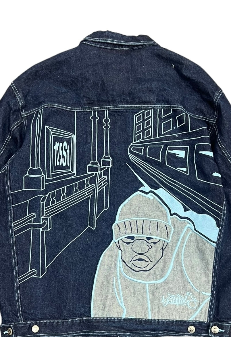 Southpole Embroidered  Denim Jacket