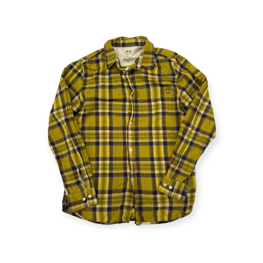 Stussy Checkered Longsleeve Button Up Size XL