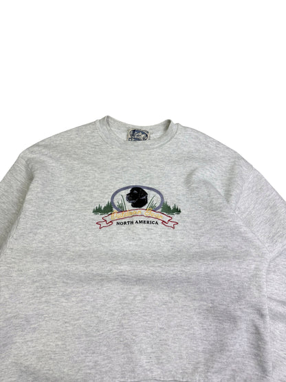 Vintage North America Black Labrador Crewneck