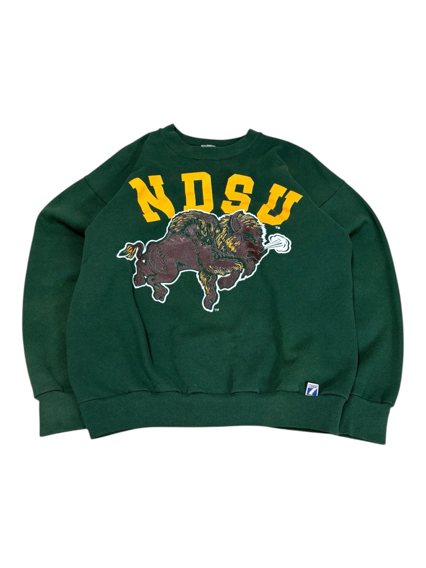 Vintage Logo 7 NDSU Bison Crewneck
