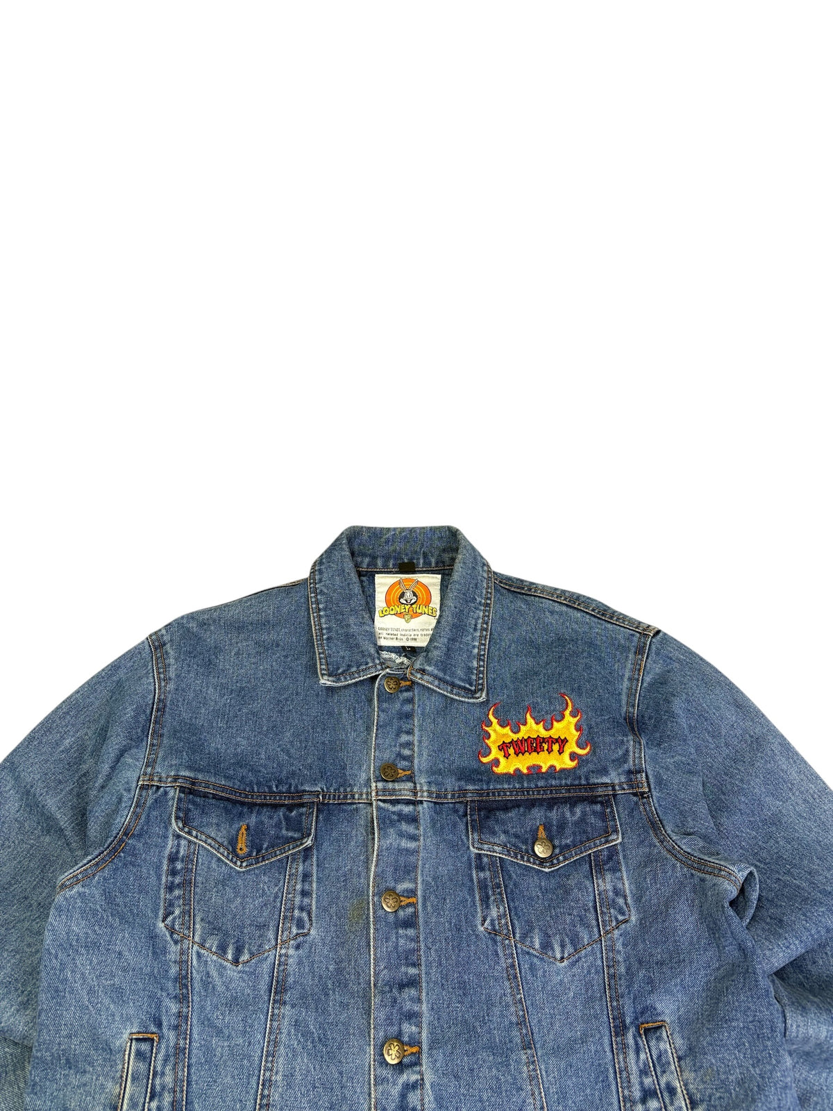 Vintage 90s Tweety Bird Denim Jacket