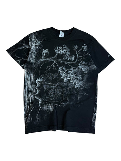 Vintage Racoon AOP T-shirt